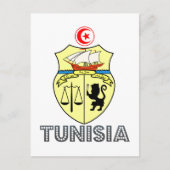 tunesisches Emblem Postkarte (Vorderseite)