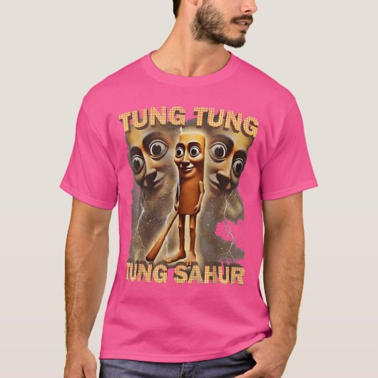 Tung Sahur Retro T-Shirt (Vorderseite)