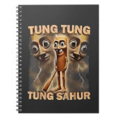Tung tung sahur Brainrot Meme Notizblock (Vorderseite)