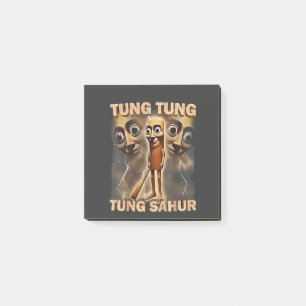Tung tung sahur Brainrot Meme Post-it Klebezettel