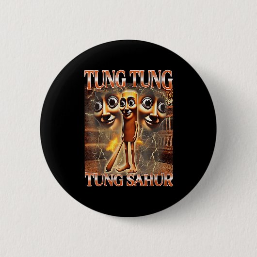 Tung Tung Tung Sahur Button (Vorderseite)