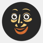 Tung Tung Tung Sahur Costume Runder Aufkleber (Vorderseite)