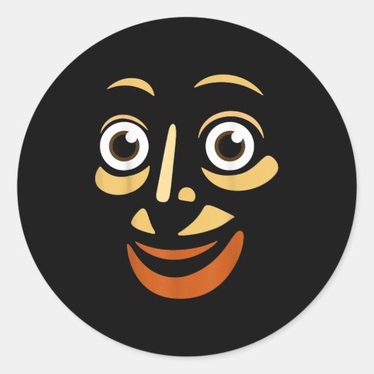 Tung Tung Tung Sahur Costume Runder Aufkleber (Vorderseite)