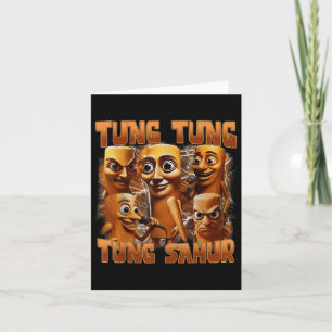 Tung Tung Tung Sahur Funny Italian Brainrot Meme B Karte