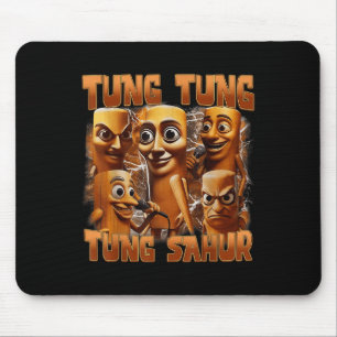 Tung Tung Tung Sahur Funny Italian Brainrot Meme B Mousepad