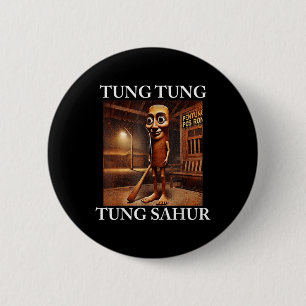 Tung Tung Tung Sahur Italienisch Brainrot Meme Fun Button