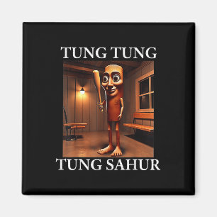 Tung Tung Tung Sahur Italienisch Brainrot Meme Fun Magnet