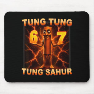 Tung Tung Tung Sahur Six Seven 67 Meme Für Kinder Mousepad