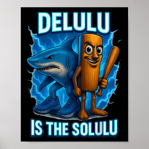 Tung Tung Tung Sahur Tralalero Tralala Lustiges Me Poster