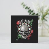 Tungsten Throwers Dartsmith Dartboard Geschenk Thr Einladung (Stehend Vorderseite)