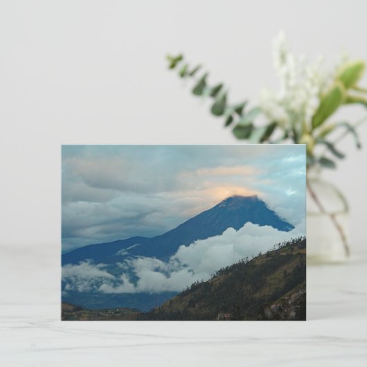 Tungurahua, Ecuador Karte (Stehend Vorderseite)