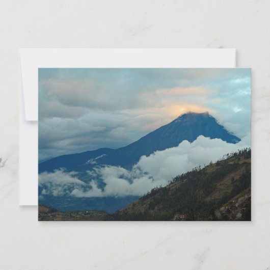 Tungurahua, Ecuador Karte (Vorderseite)