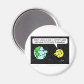 Tunguska-Mond Magnet (Vorderseite/Rückseite)