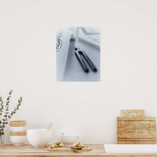 Tuning Fork Poster (Küche)