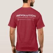 Tuning Revolution - Witte tekst - Facebook T-Shirt (Rückseite)
