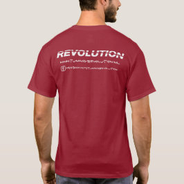 Tuning Revolution - Witte tekst - Facebook T-Shirt