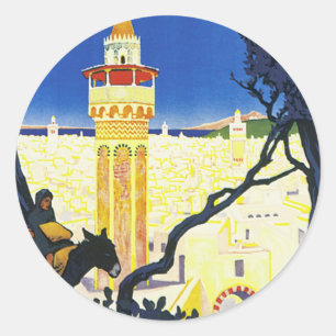 Tunis ~ Der Orient an den Toren von Marseille Runder Aufkleber
