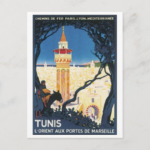 Tunis, der Orient vor Marseilles Toren Postkarte