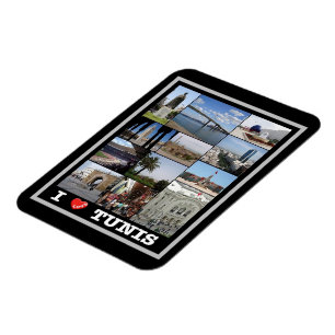 Tunis - I Liebe - Tunesien - Magnet