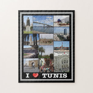 Tunis - I Liebe - Tunesien - Puzzle