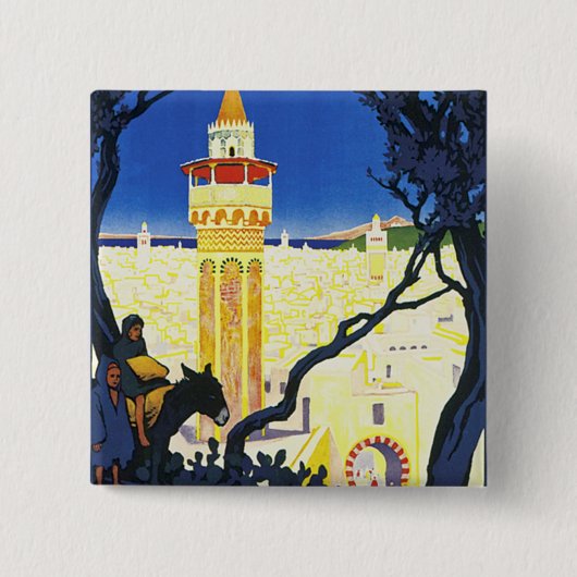 Tunis ~ L'Orient Aux Portes de Marseille Button (Vorderseite)