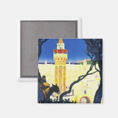 Tunis ~ L'Orient Aux Portes de Marseille Magnet (Vorderseite/Rückseite)