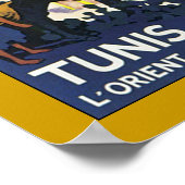 Tunis ~ L'Orient Aux Portes de Marseille Poster (Ecke)