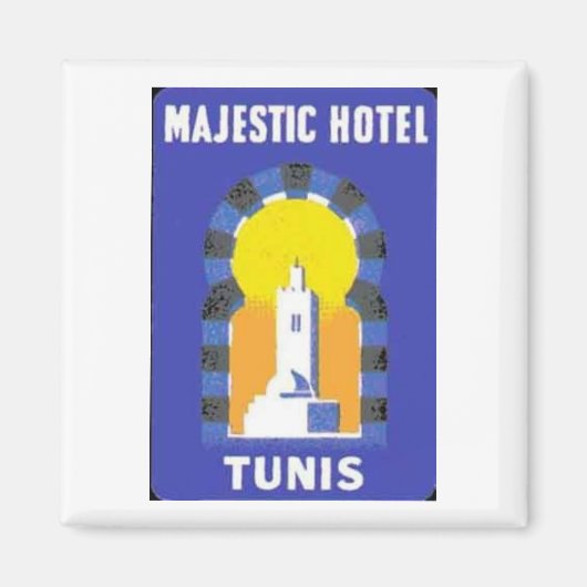 Tunis Majestic Hotel Magnet (Vorne)