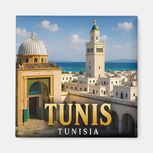 Tunis Medina und mediterrane Eleganz Magnet