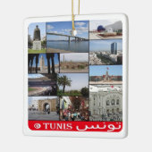 TUNIS, Mosaik, Tunesien, Afrika, Keramikornament (Links)