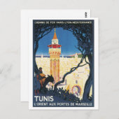 Tunis, Orient Aux Portes de Marsielle Postkarte (Vorne/Hinten)