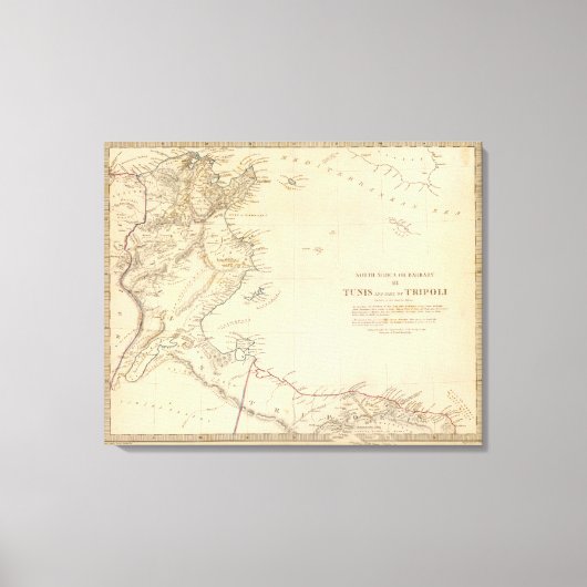 Tunis, Tripolis Leinwanddruck (Vorderseite)