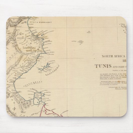 Tunis, Tripolis Mousepad (Vorne)