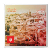 TUNIS, Tunesien, Afrika, Fliese (Vorderseite)