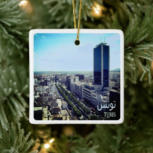 TUNIS, Tunesien, Afrika, Keramikornament (Baum)