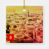 TUNIS, Tunesien, Afrika, Keramikornament (Rückseite)