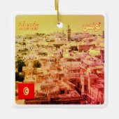 TUNIS, Tunesien, Afrika, Keramikornament (Vorderseite)