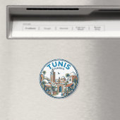 Tunis Tunesien Magnet (In Situ (Geschirrspüler))