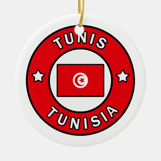 Tunis Tunis Keramik Ornament (Vorne)