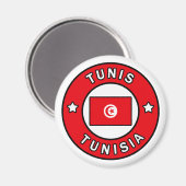 Tunis Tunis Magnet (Vorderseite/Rückseite)