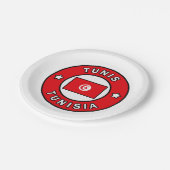 Tunis Tunis Pappteller (Schrägansicht)