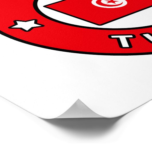 Tunis Tunis Poster (Ecke)