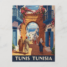 Tunis Tunis Travel Medina Postkarte