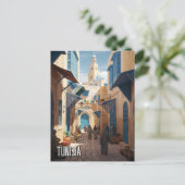 Tunis Tunis Travel Medina Postkarte (Stehend Vorderseite)