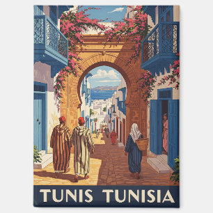 Tunis Tunis Travel Medina Postkarte Magnet