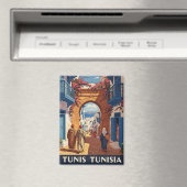 Tunis Tunis Travel Medina Postkarte Magnet (In Situ (Geschirrspüler))