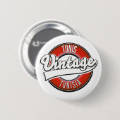 Tunis Tunis Vintages Logo Button (Vorne & Hinten)