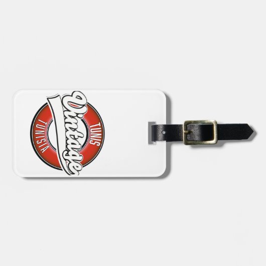 Tunis Tunis Vintages Logo Gepäckanhänger (Vorderseite horizontal)