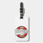 Tunis Tunis Vintages Logo Gepäckanhänger (Vorderseite vertikal)