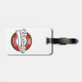 Tunis Tunis Vintages Logo Gepäckanhänger (Rückseite horizontal)